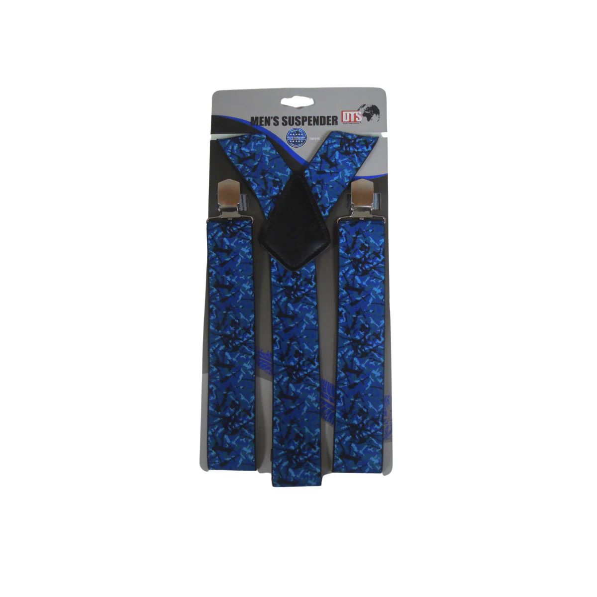 Danish Pluche: Men's Suspenders Blue