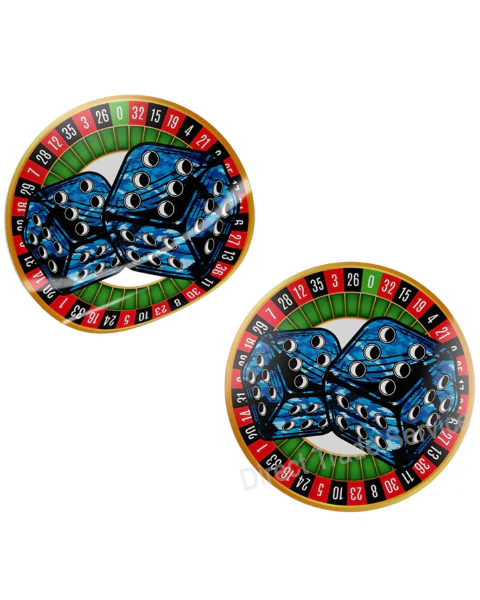 Sticker Set: Danish Pluche Dice - Blue