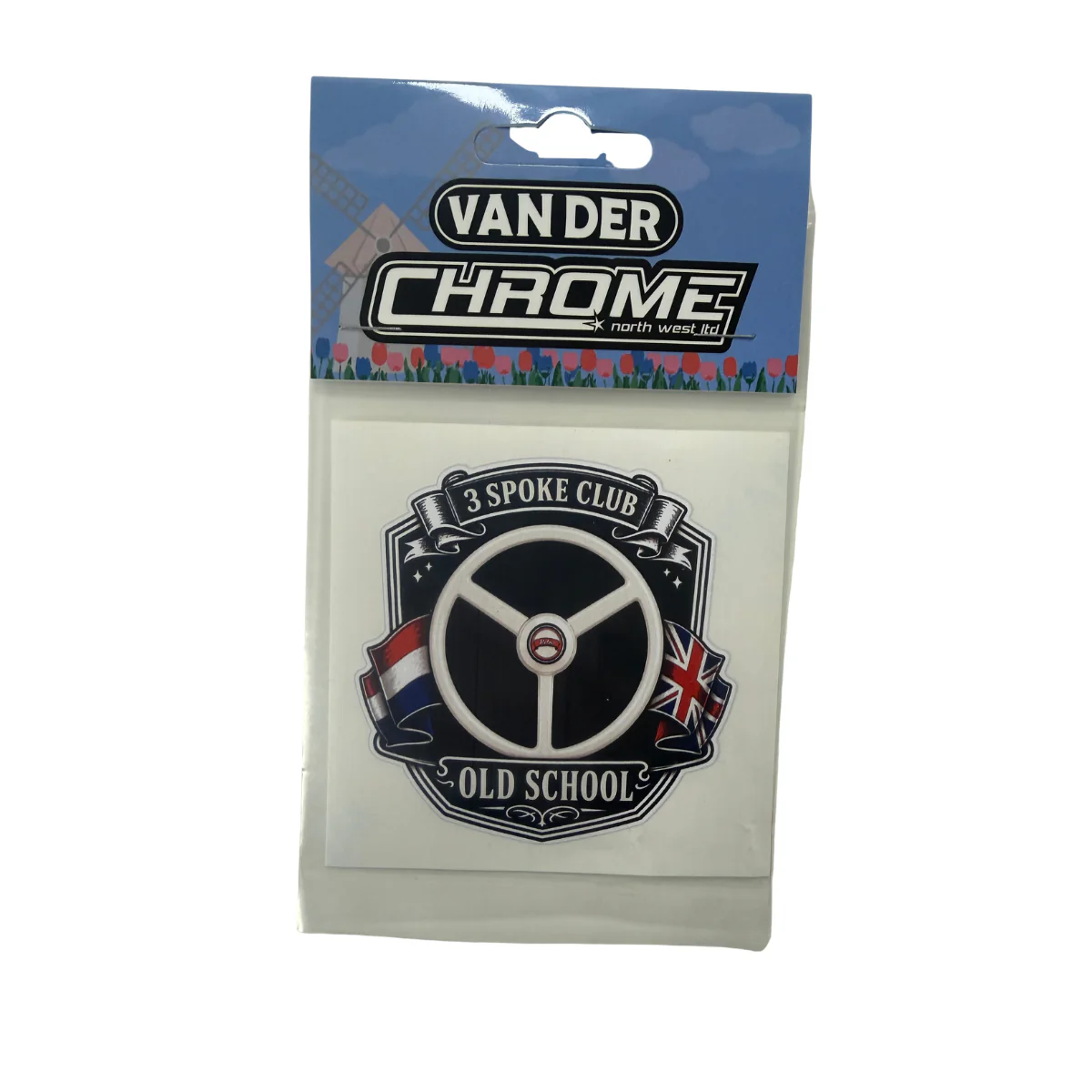 Pucka Ledges: 3 Spoke Old School Sticker